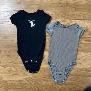 Two baby boy bodysuits